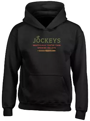 Buy Jockeys Kids Hoodie Faster That Speeding Bullets Boys Girls Gift Top • 13.99£