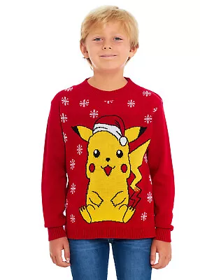 Buy New Kids Childrens Boys Girls Xmas Christmas Winter Jumper Sweater Knitted Retro • 14.95£
