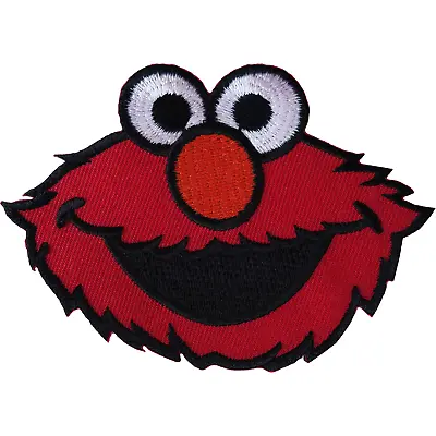 Buy Sesame Street Elmo Patch Embroidered Badge Iron Sew On T Shirt Bag Jacket Jeans • 2.79£