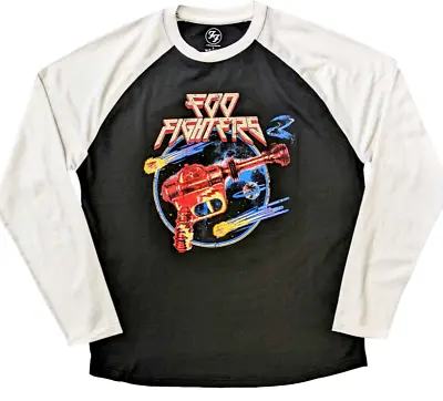 Buy Foo Fighters Unisex Raglan T-shirt Ray Gun Ex Tour Official Shirt New Size Large • 24.69£