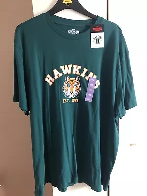 Buy Stranger Things Hawkins Tigers T-shirt 3xl • 4.99£