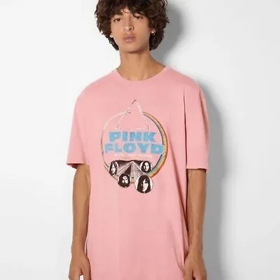 Buy Official PINK Floyd X Bershka Pink Medium T Shirt, Men's Women Unisex,BNWT, 🚀🚚 • 9.41£