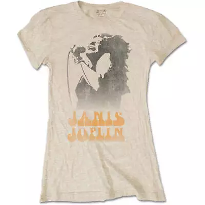 Buy SALE Janis Joplin  | Official Ladies T-shirt |  Working The Mic 40% OFF • 10.95£