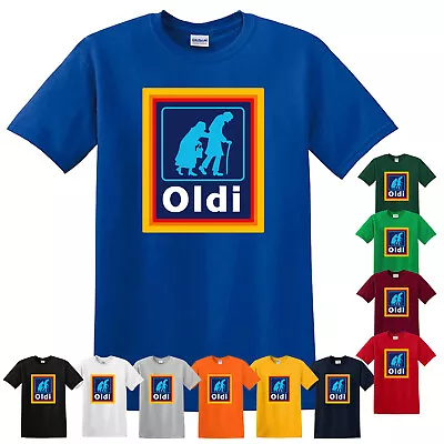 Buy Oldi Funny Mens T Shirt Top Joke Birthday Gift Idea For Dad Grandad Husband • 10.99£
