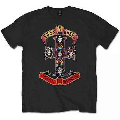 Buy Guns N Roses 'Appetite For Destruction' T Shirt - NEW • 15.49£