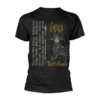 Buy Gojira 'Fortitude Tracklist' Organic T Shirt - NEW • 17.99£