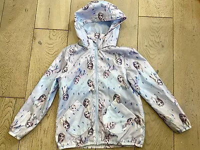 Buy Frozen Elsa Spring/ Rain Jacket 7-8 Years • 3.90£