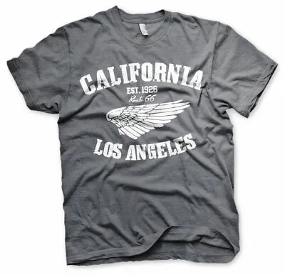 Buy Officially Licensed Route 66 California Men's T-Shirt S-XXL Sizes • 19.53£