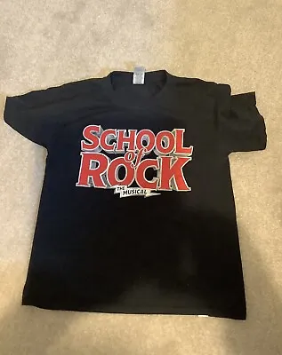Buy School Of Rock Kids  T-Shirt Youth Size S Musical Movie Crew Neck Black • 2.99£