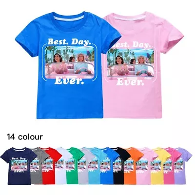 Buy Barbie The Movie YouTube Merch T-Shirt Short Sleeve Kids Casual Top Tees Gift • 9.99£