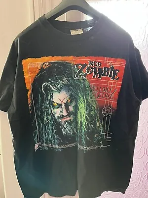 Buy Original Rare Rob Zombie Hellbilly Deluxe T-shirt  XL 1998 • 130£