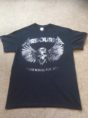 Buy Airbourne Breakin' Outta Hell T Shirt Heavy Metal Medium • 15£
