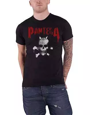 Buy Pantera Horned Skull Stencil T Shirt • 17.95£