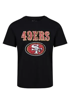 Buy Recovered SF 49ers T-Shirts Cotton Short Sleeves Crew Neckline NFL Logo Tee Tops • 19.99£