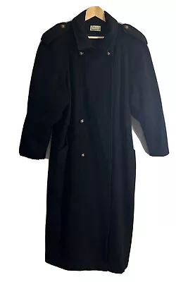 Buy Loravi Unisex Long Black  Wool Coat L Goth Steampunk Comic-Con Halloween • 28.35£