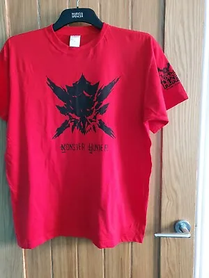 Buy Vintage Monster Hunter Capcom Graphic Print T Shirt Size Men’s XL Retro Gamer • 12.99£