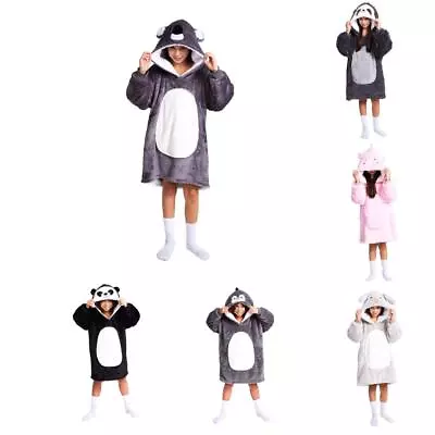 Buy Snoodie Kids Medium Animal Soft Snuggle Oversied Hoodie 7-12 Yrs Various Design • 21.99£
