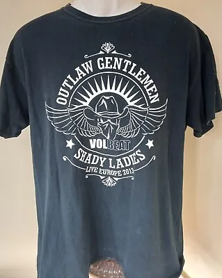 Buy VOLBEAT Shady Ladies 2013 Tour T Shirt, With Backprint, L Adults • 11.99£