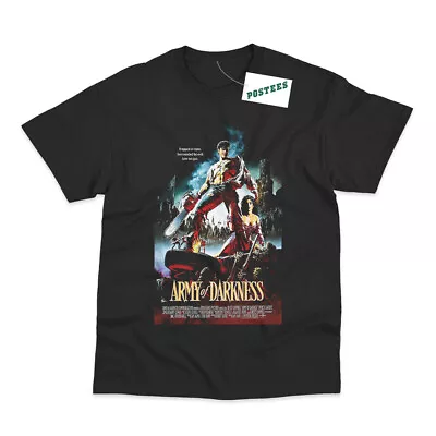 Buy Retro Movie Poster Inspired By The Evil Dead: Army Of Darkness Printed T-Shirt • 12.95£