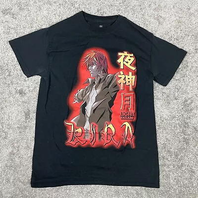 Buy Death Note Shirt Youth Small Black Light Yagami Anime Horror Manga • 7.16£