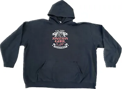 Buy Korn Jonathan Girl Limited Edition 4XL Black Hoodie Sweatshirt • 48.25£