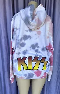 Buy KISS Tie-Dyed Hoodie Vintage 2017 Size L • 16.54£