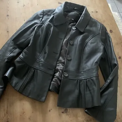 Buy Ladies Marks & Spencer’s Smart Leather Jacket 12 • 23.99£