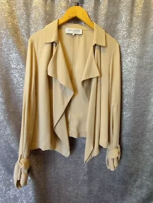 Buy Ladies Gerard Darel Paris Beige Jacket Size 14- CG C86 • 7.99£