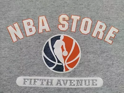 Buy NBA Store Fifth Avenue New York City Long Sleeved Grey T Shirt Size M • 6£