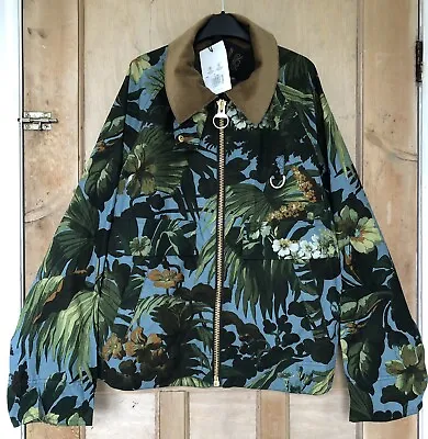 Buy Barbour X House Of Hackney Lauriston Showerproof Jacket Rain Coat Size UK 12 M • 185£