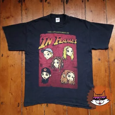Buy Y2K Era In Flames Band T Shirt • 48£