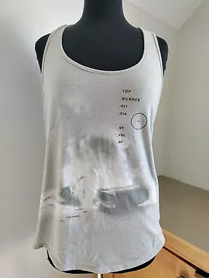 Buy Twenty One Pilots T-shirt Women’s M Tank Top Silence Graphic Gray Official • 14.17£