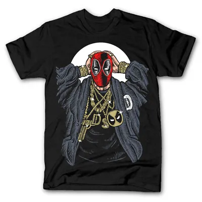 Buy Deadpool Gangsta Mob Film Tv Ladies Kids Tees  T Shirt DTF • 8.50£