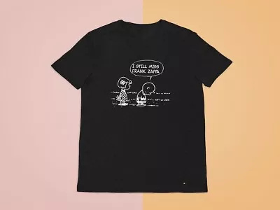 Buy I Still Miss Frank Zappa Black Tee Shirt Clothing  • 25.81£