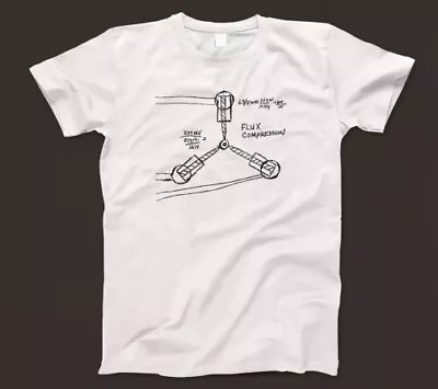 Buy Flux Capacitor T Shirt 722 Sketch 1985 Back To The Future Comedy Sci-Fi Film New • 12.95£