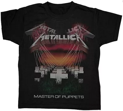 Buy Official Metallica Master Of Puppets Toddler Child Black T Shirt Metallica Tee • 17.21£