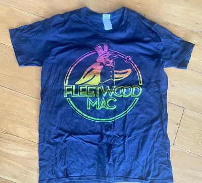 Buy Official Fleetwood Mac 2015 World Tour “Neon Penguin” T-shirt, Medium - Rare • 7.29£