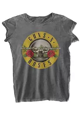 Buy Guns N Roses Classic Logo Burnout T Shirt • 18.95£