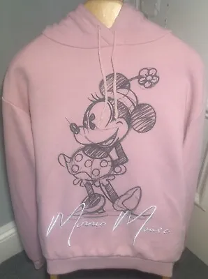Buy Disney Store Size Large Pink Minnie Mouse Hoody Jacket Pullover Top Large Image • 19.99£