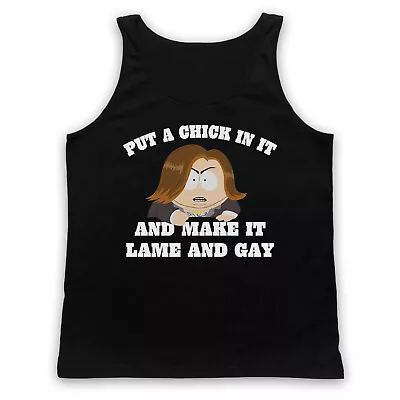 Buy Put A Chick In It And Make It Lame Cartman Panderverse South Adults Tank Top • 18.99£
