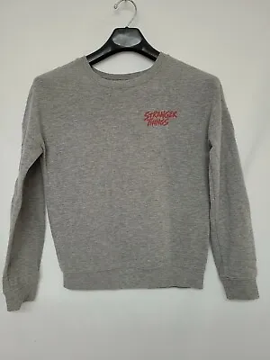 Buy STRANGER THINGS Official Merch Long Sleeve TShirt Size S Red/Gray • 8.03£