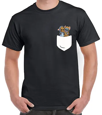 Buy Guardians Of The Galaxy Groot Stitch Pocket T-Shirt • 9.99£