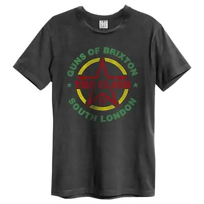 Buy Amplified The Clash Guns Of Brixton Tour Charcoal T-shirt • 18.36£