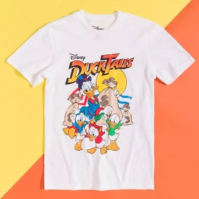 Buy Official Disney DuckTales Gang White T-Shirt : XXL • 19.99£