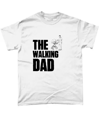 Buy The Walking Dad T-Shirt - Funny T Shirt Dead Zombies Father Gift Dad Joke Retro • 12.99£