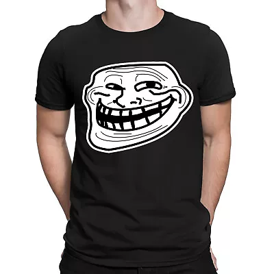 Buy Troll Meme Face Gamer Funny Humor Joke Sarcastic Mens Womens T-Shirts Top #UJV • 9.99£