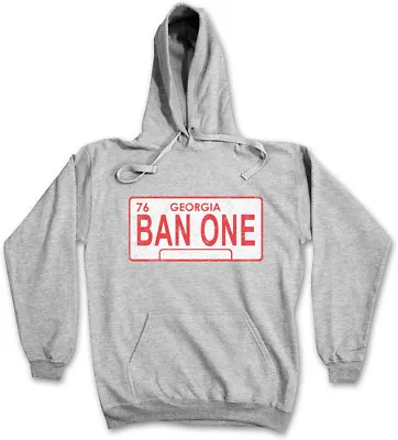 Buy BAN ONE SIGN LICENSE PLATE HOODIE Smokey And The Car Bandit Pontiac Dodge • 40.79£