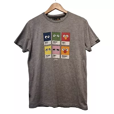 Buy Chunk Grey Cotton T-Shirt Crew Neck Sesame Street Muppets Medium • 12.95£