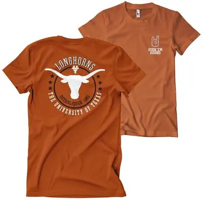 Buy Officially Licensed University Of Texas Hook 'Em Horns Men's T-Shirt S-2XL • 21.99£