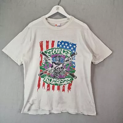 Buy Guns N Roses Metallica Tour 1992 T Shirt Mens Large Vintage Single Stitch Thrash • 124.99£